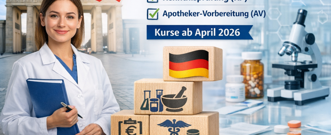 Anmeldung geöffnet: Drei Vorbereitungskurse für Apotheker:innen ab April 2026