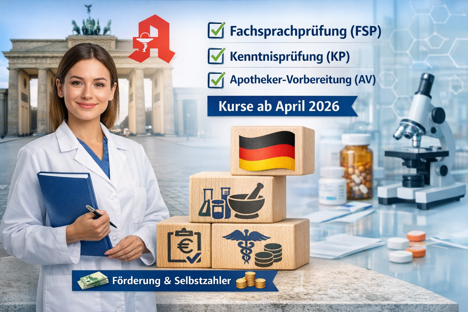 Anmeldung geöffnet: Drei Vorbereitungskurse für Apotheker:innen ab April 2026